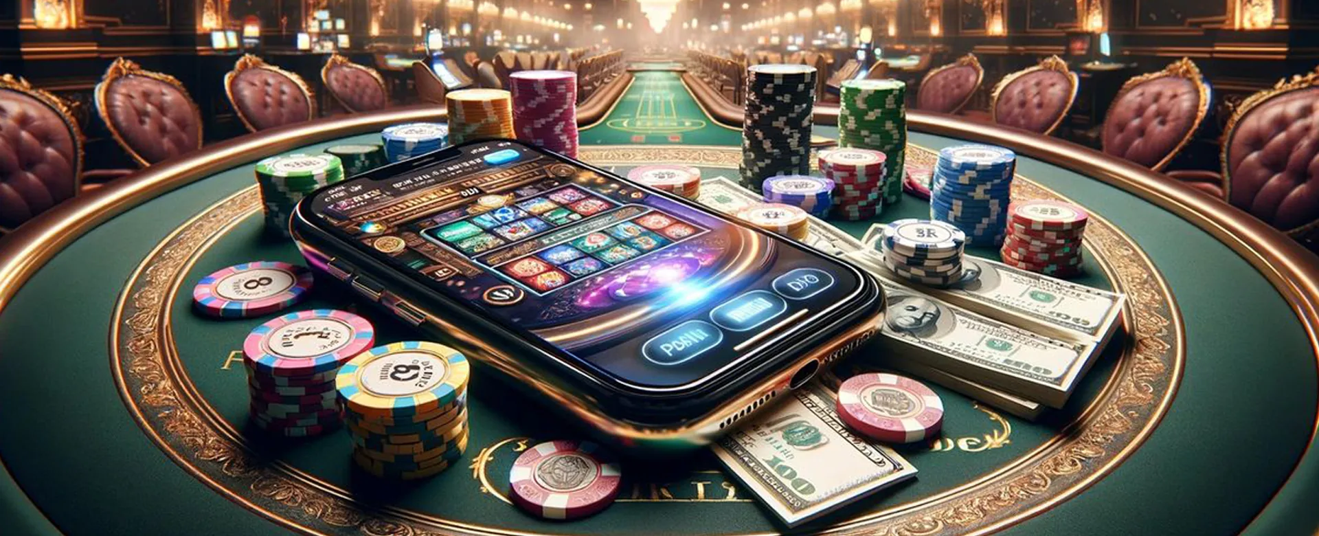 Exciting 777SLOT online casino games in a vibrant setting